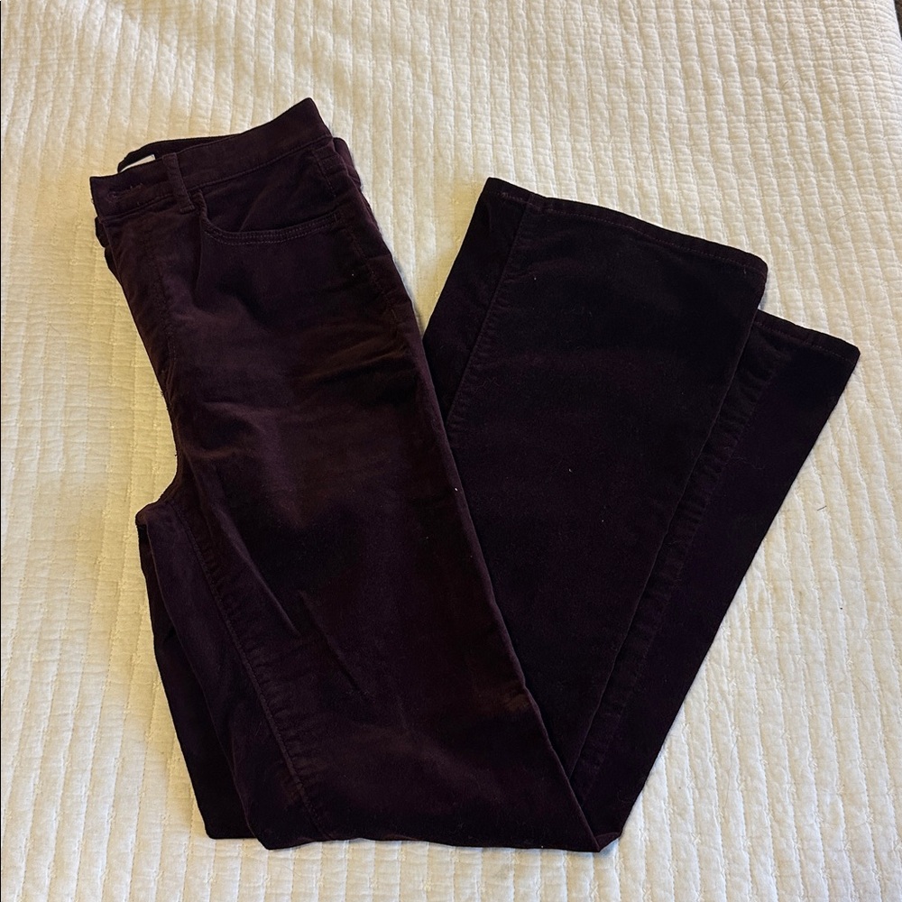 Dark Purple Corduroy Pants